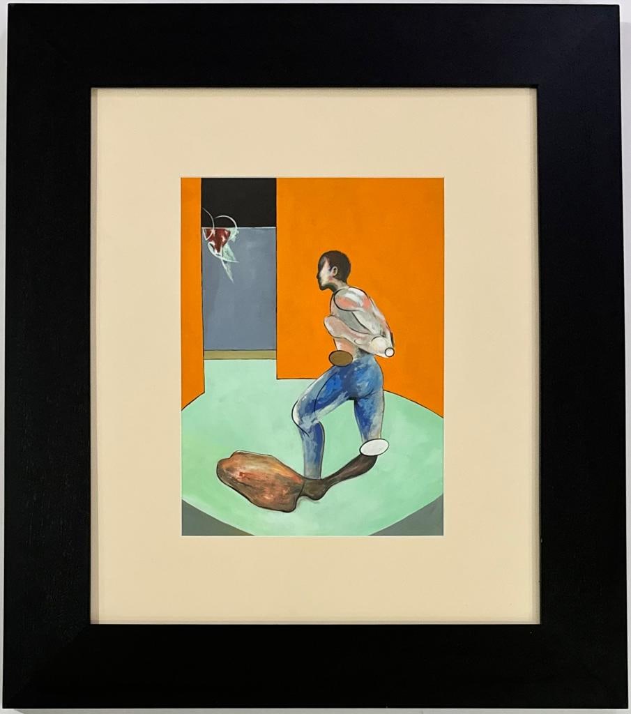 Francis Bacon British 1909-1992 Watercolor on Paper Surrealist, Dali , Magritte Era. (1 of 8)