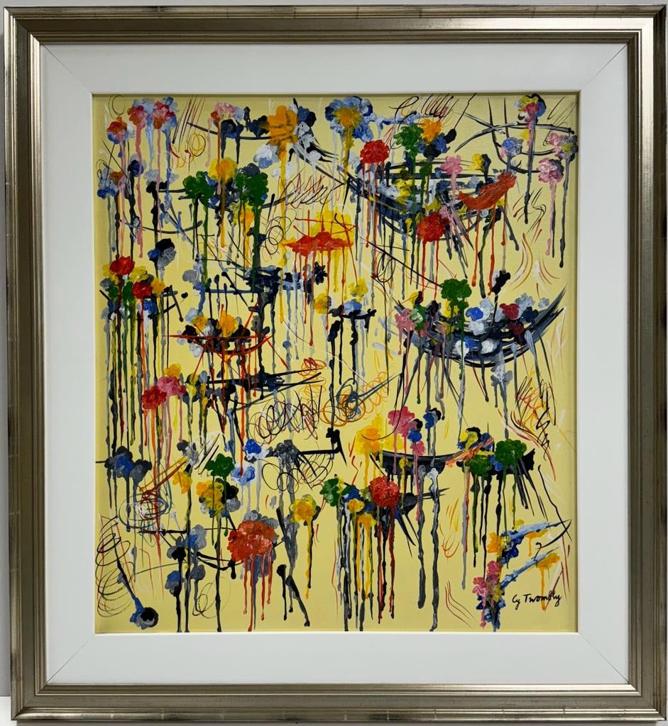 Cy Twombly American 1928 - 2011 Acrylic on Canvas Painting Abstract Expressionist Pollock Rothko (1 of 11)