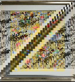 Cy Twombly American 1928 - 2011 Acrylic on Canvas Painting Abstract Expressionist Pollock Rothko (1 of 11)