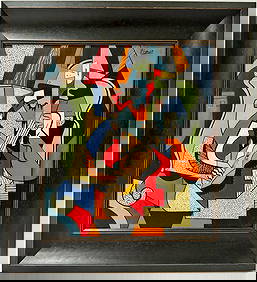 Pablo Picasso Spanish 1881 1973 Oil On Canvas Painting Braque Juan Gris Dali Magritte (1 of 8)