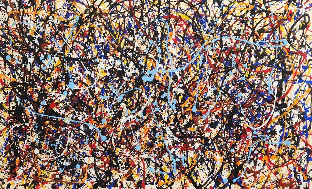 Jackson Pollock American Oil on canvas Painting Appraisal Rothko Kline Abstract Expressionist Era. (1 of 8)