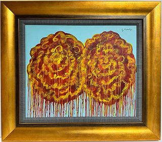 Cy Twombly American 1928 - 2011 Acrylic on Canvas Painting Abstract Expressionist Pollock Rothko (1 of 11)