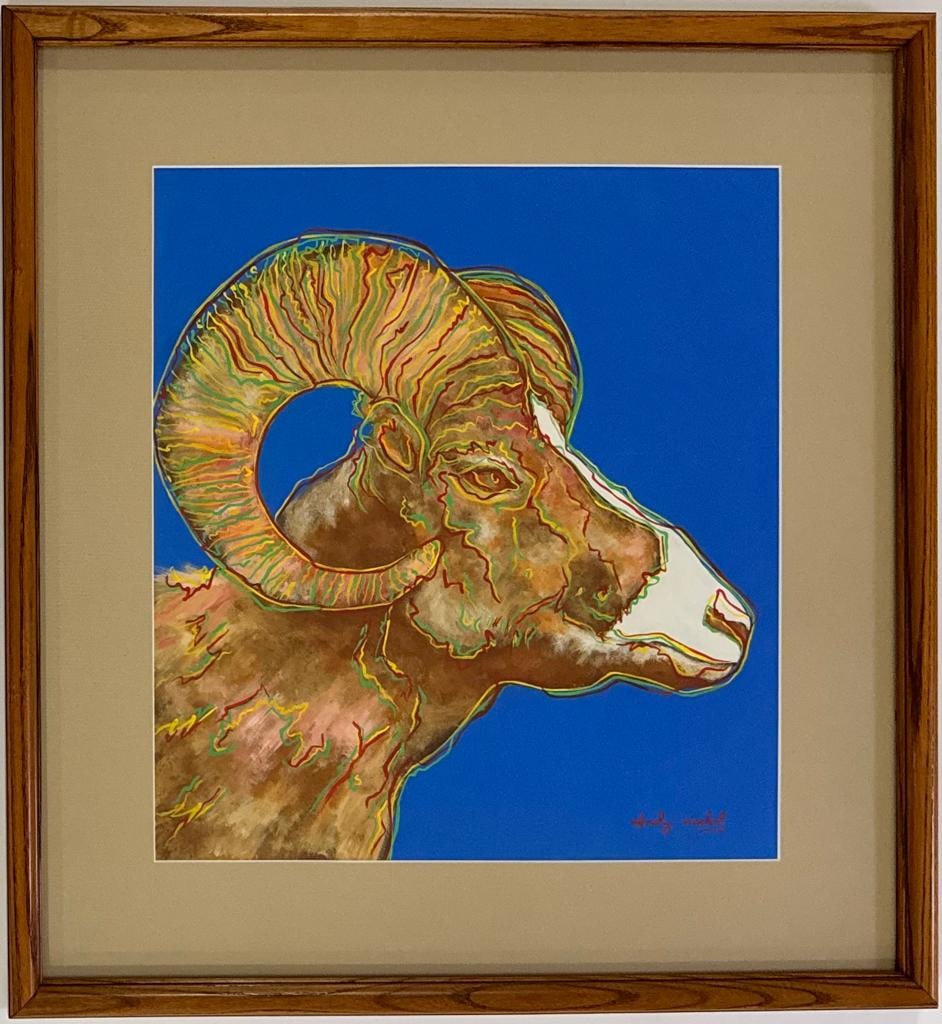 Andy Warhol American 1928-1987 Gouache on Paper Painting Keith Haring Lichtenstein Pop Art Era (1 of 9)