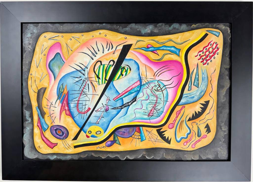 Wassily Kandinsky 1866 1944 Oil On Canvas. Mondrian. Kazimir Malevich