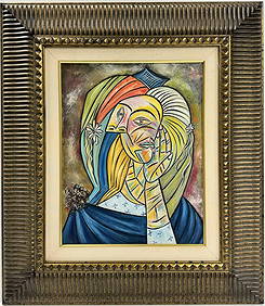 Pablo Picasso Spanish 1881 1973 Oil On Canvas Painting Francoise Gilot Cubism Braque Juan Gris (1 of 6)