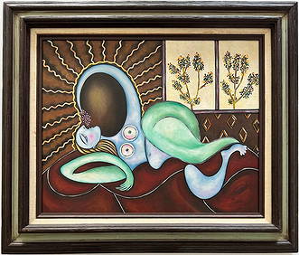 Pablo Picasso Spanish 1881 1973 Oil On Canvas Painting Dali , Magritte , Braque Juan Gris Cubism Era (1 of 7)