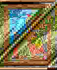 Pablo Picasso Spanish 1881 1973 Oil On Canvas Painting Dali , Magritte , Braque Juan Gris Cubism Era First Image