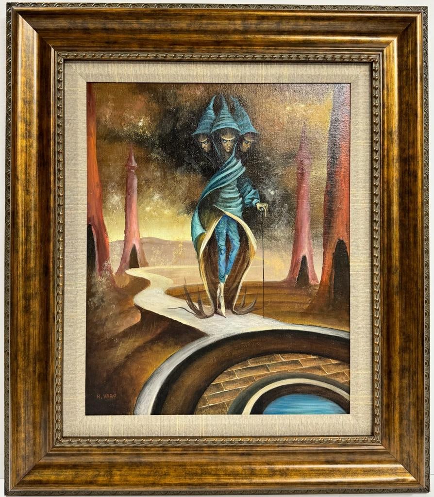 Remedios Varo Spanish 1908 - 1963 Oil on Canvas Carrington Tamayo , Rivera , Kahlo Era. (1 of 6)