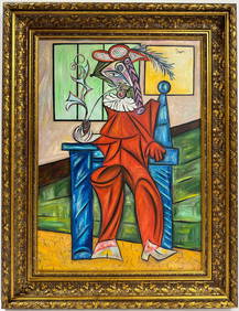 Pablo Picasso Spanish 1881-1973 Oil On Canvas Painting Dali Magritte Braque Juan Gris (1 of 7)