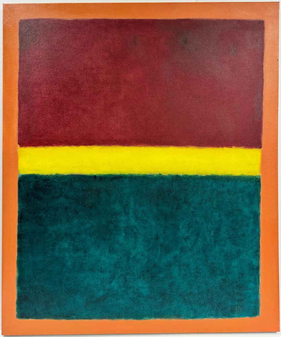 Mark Rothko Russian / American 1903 - 1970 Untitled Oil on canvas painting Appraisal Pollock Kline (1 of 8)