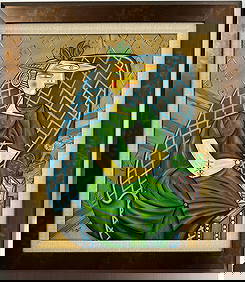 Pablo Picasso Spanish 1881-1973 Oil On Canvas Painting in the style of. Dali, Magritte, Era (1 of 7)