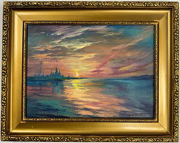 Claude Monet French 1840 - 1926 Oil on canvas Painting in the style. Renoir Manet Pissarro Era. (1 of 8)