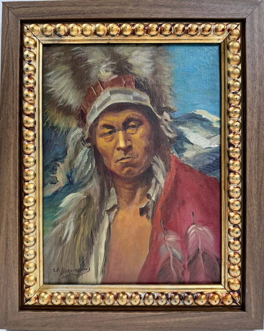 Oscar E. Berninghaus American 1874-1952 In the style of. Picasso, Matisse, Rivera, Klee Modern Era (1 of 6)