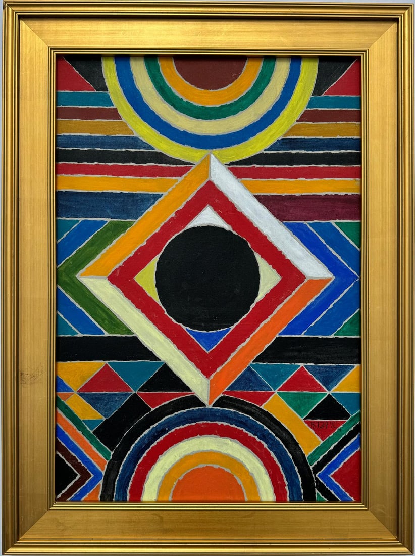 Mark Rothko Russian / American 1903 - 1970 Large Oil on paper in the style of. Pollock Kline (1 of 5)