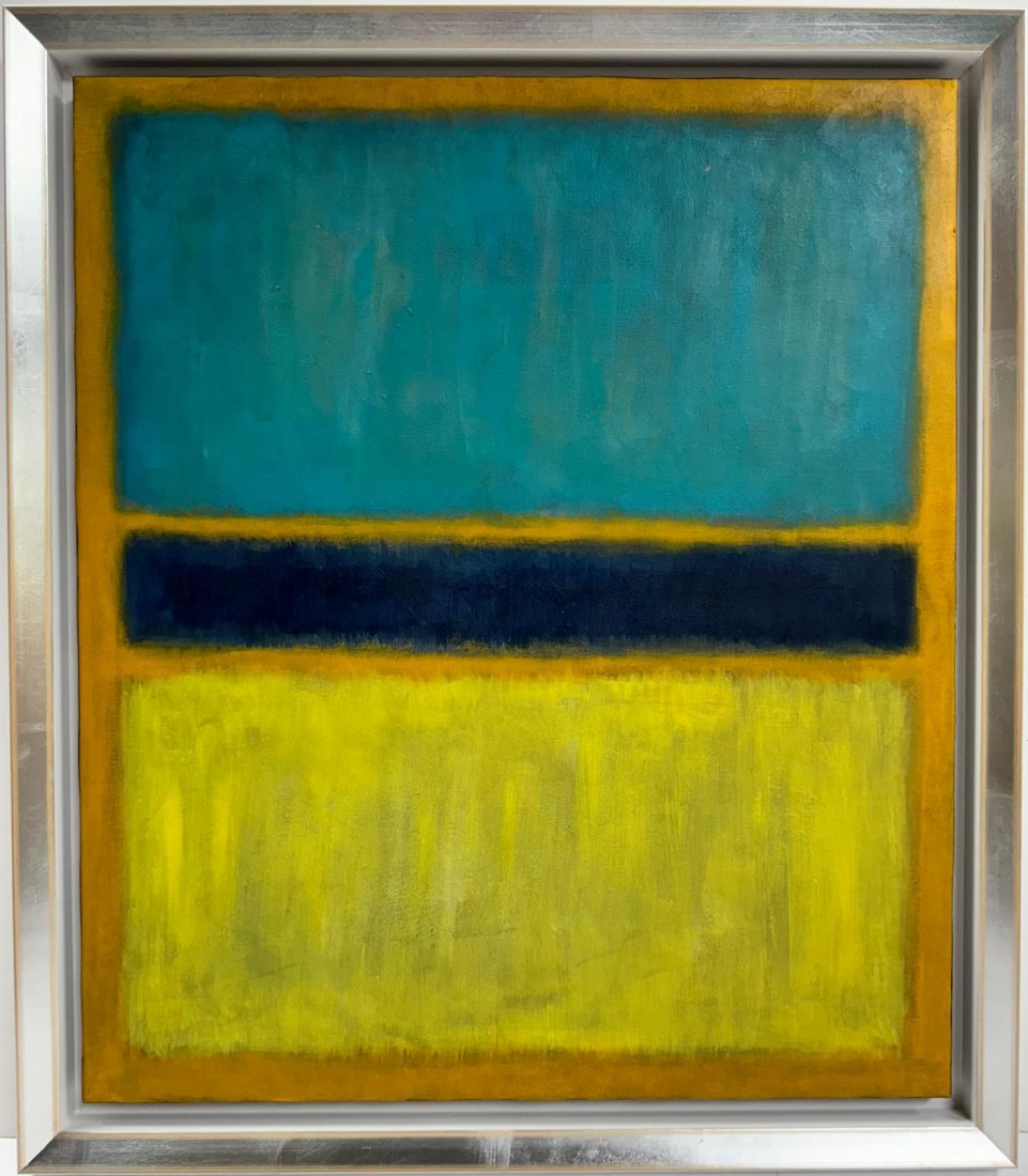 Mark Rothko Russian / American 1903 - 1970 in the style of Oil on canvas painting Appraisal Pollock (1 of 6)