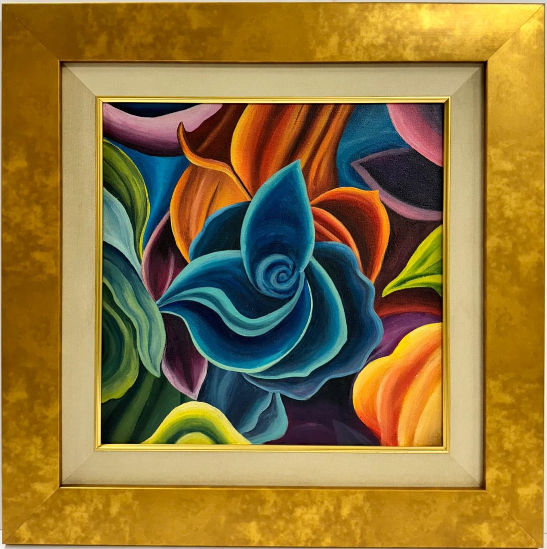 Georgia O'Keeffe American 1887 - 1986 Untitled Oil On Canvas Painting in the style of Art Flower (1 of 7)