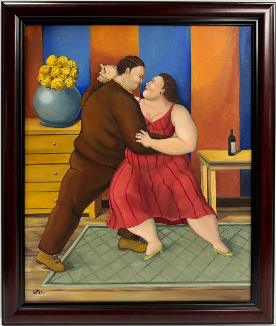 Fernando Botero 1932–2023 Colombian painter Oil on Canvas.Botero , Kahlo. Latin American (1 of 6)