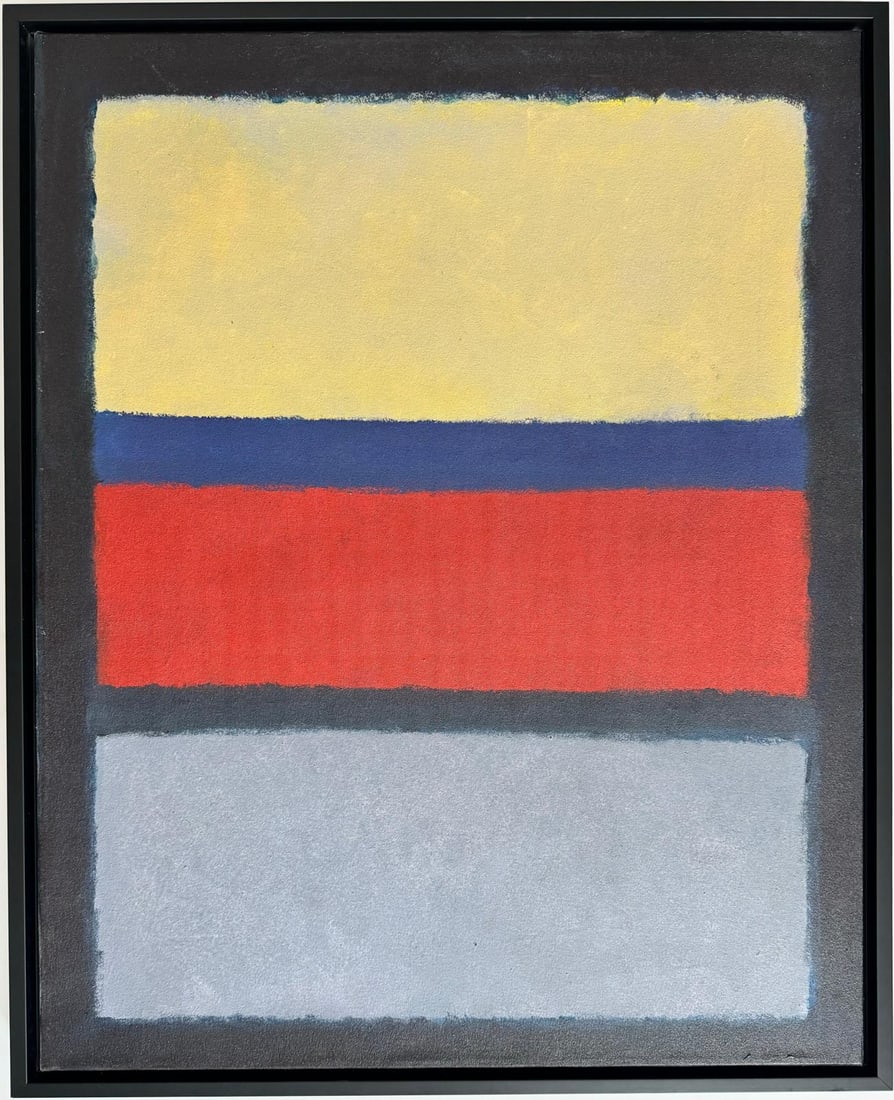 Mark Rothko Russian / American 1903 - 1970 in the style of Oil on canvas painting Appraisal Pollock (1 of 7)
