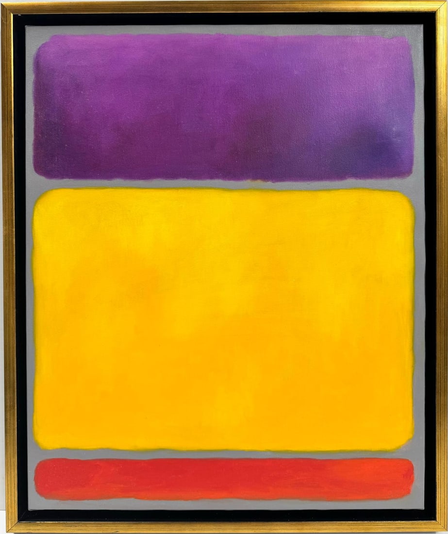 Mark Rothko Russian / American 1903 - 1970 in the style of Oil on canvas painting Appraisal Pollock (1 of 7)