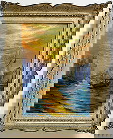 Claude Monet French 1840 - 1926 Oil on canvas Painting in the style of.Renoir Manet Pissarro Era. (1 of 5)