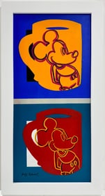 Andy Warhol American 1928-1987 Acrylic on Canvas Painting in the style of.Basquiat Pop Art Era