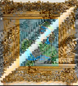 Pablo Picasso Spanish 1881-1973 Beautiful Oil On Canvas Painting In The Style Of. Dali, Magritte COA (1 of 12)