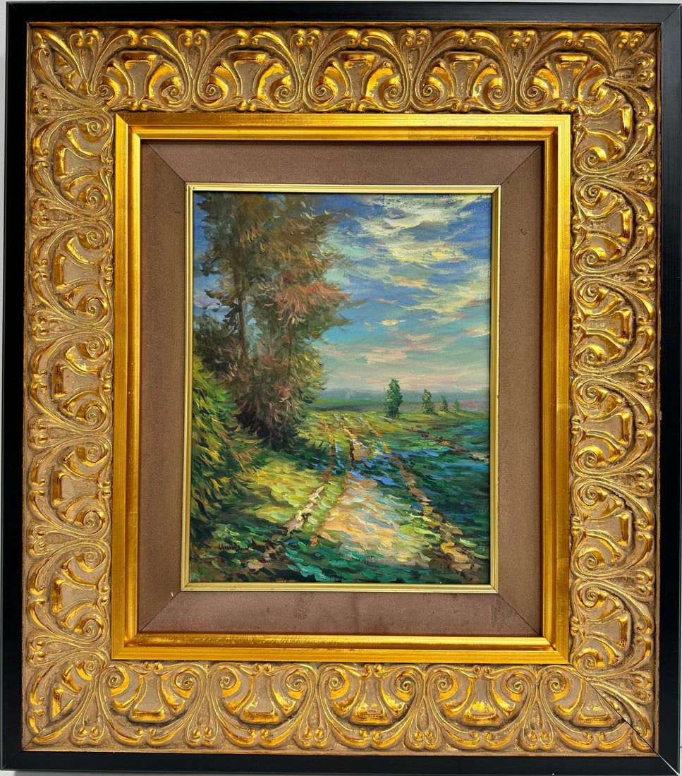 Claude Monet French 1840 - 1926 Oil on canvas Painting in the style of Renoir Era. (1 of 7)