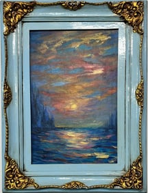 Claude Monet French 1840 - 1926 Oil on canvas in the style of Renoir Manet Pissarro Era.