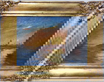 Claude Monet French 1840 - 1926 Oil on canvas Painting in the style of Renoir Manet Pissarro Era.