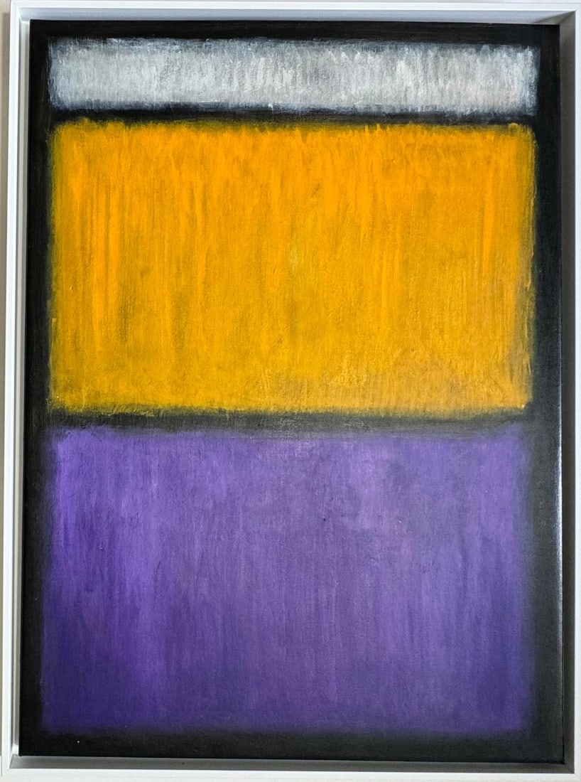 Mark Rothko Russian / American 1903 - 1970 In The Style of Oil on canvas painting Pollock (1 of 6)