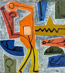 Paul Klee Swiss-German 1870-1940 Oil on canvas Painting Picasso, Braque, Kandinsky Era