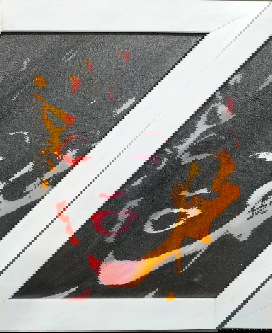 Andy Warhol American 19281987 Silkscreen Ink On Canvas Painting In The