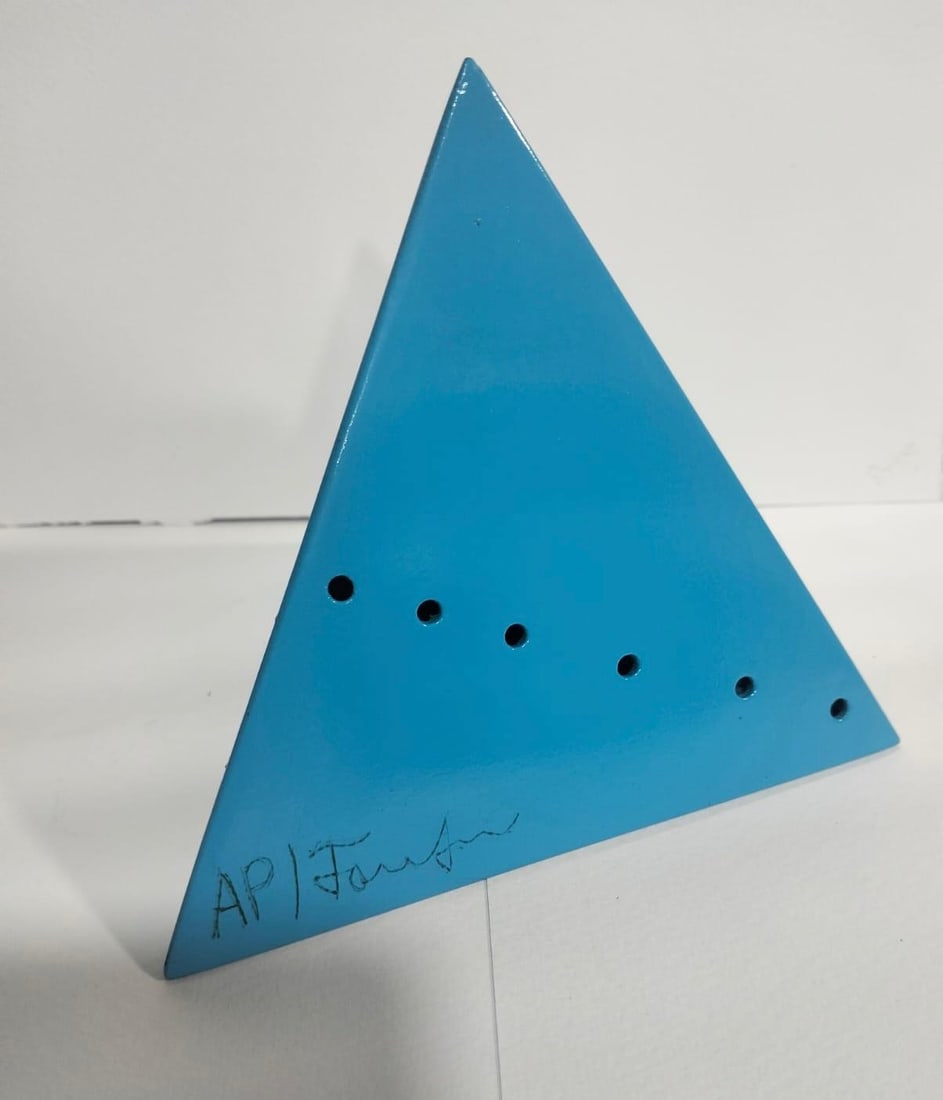 Lucio Fontana Argentine 1899-1968 Sculpture In the Style of Klein, Frank Stella, Pollock Era (1 of 8)