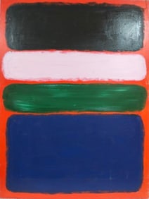 Mark Rothko Russian / American 1903 - 1970 In The Style of Oil on canvas painting Pollock