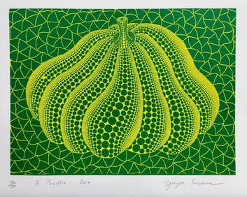 Yayoi Kusama (B.1929), In the Style of Andy Warhol Haring Pop Art Era.