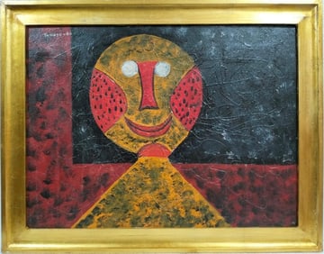 Rufino Tamayo Mexican 1899-1991 Untitled Gouache on paper in the style of Kahlo Rivera Picasso Era
