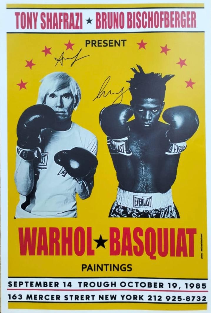 Jean Michel Basquiat Neo Expressionist In The Style of. Pollock Andy Warhol Era Poster (1 of 6)