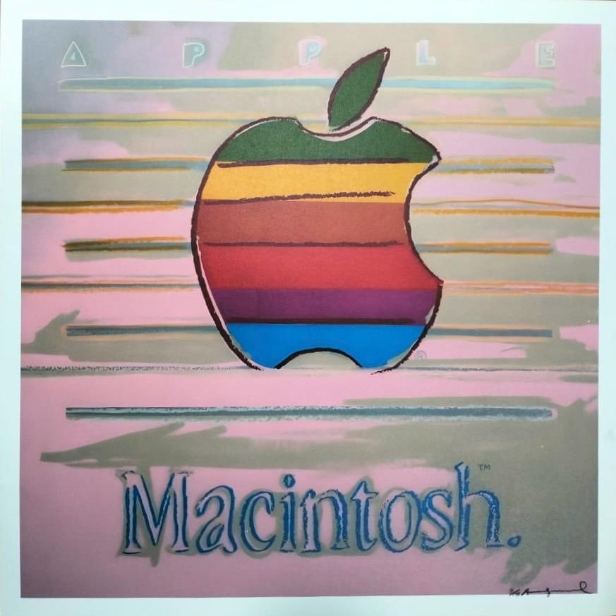 Andy Warhol American 1928-1987 Apple Screenprint  in the style of.Basquiat Pop Art Era (1 of 7)