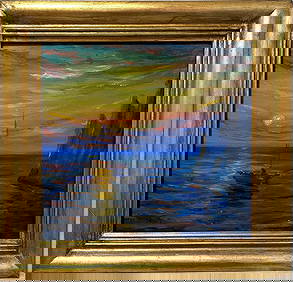 Claude Monet French 1840 - 1926 Oil on canvas Painting in the style of Renoir Manet Pissarro Era. (1 of 6)