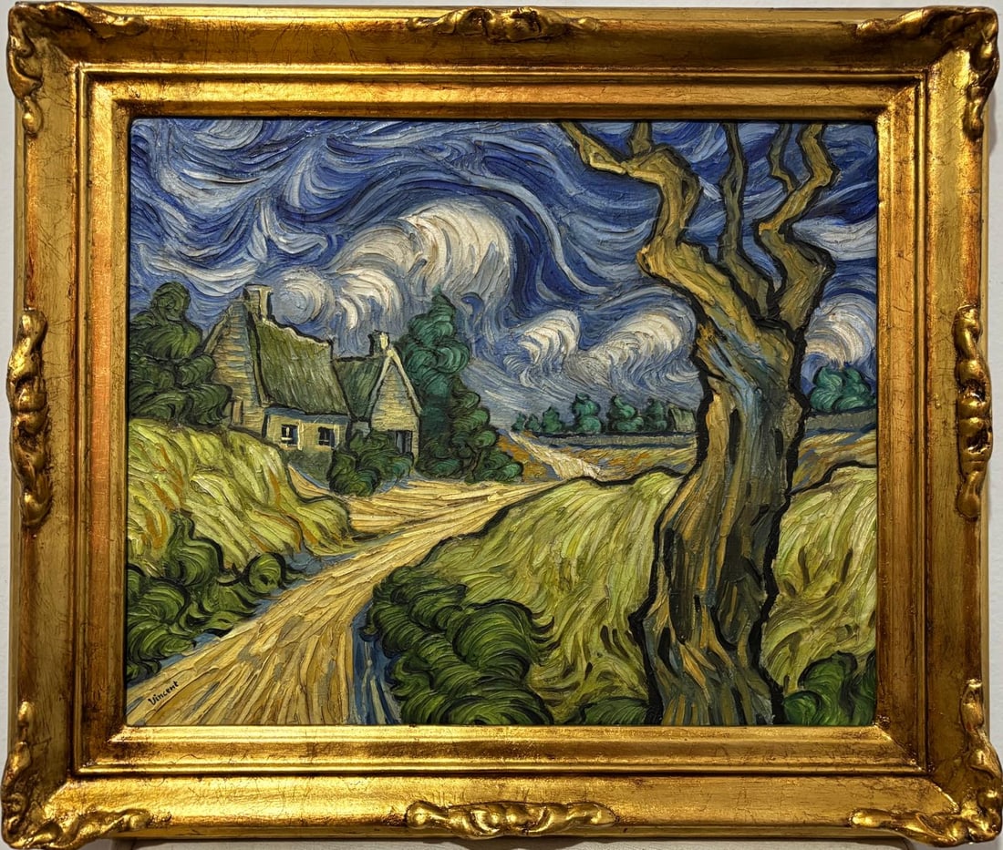 Vincent Van Gogh Dutch 1853-1890 Oil on Canvas painting in the style of .Impressionist Era. (1 of 5)