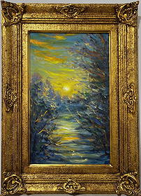 Claude Monet French 1840 - 1926 Oil on Canvas Painting in the style of .Renoir, Manet, Pissarro Era. (1 of 6)