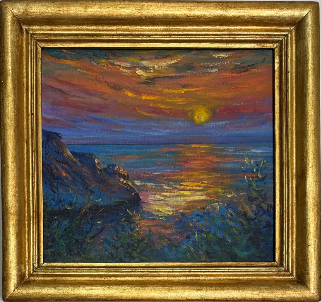 Claude Monet French 1840 - 1926 Oil on Canvas Painting in the style of. Impressionism Period. (1 of 8)