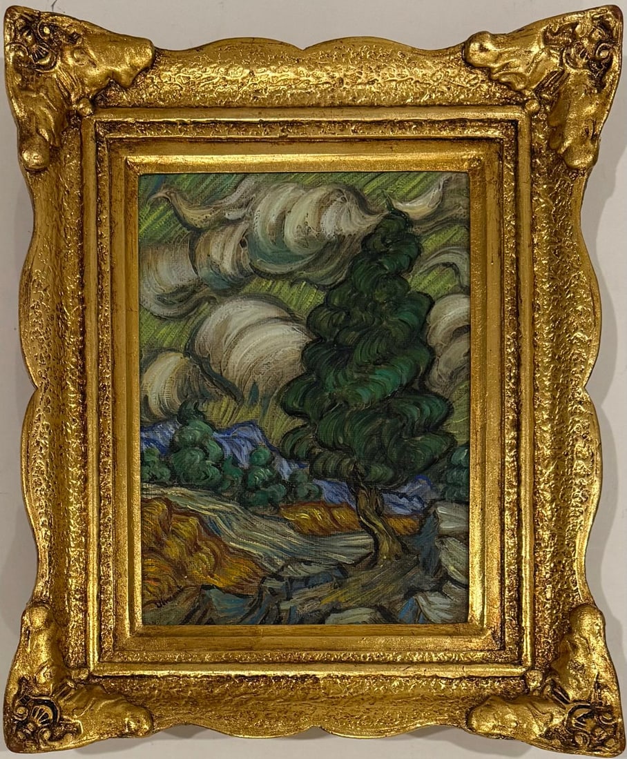 Vincent Van Gogh Dutch 1853-1890 Oil on Canvas painting in the style of. Post Impressionism Period. (1 of 6)