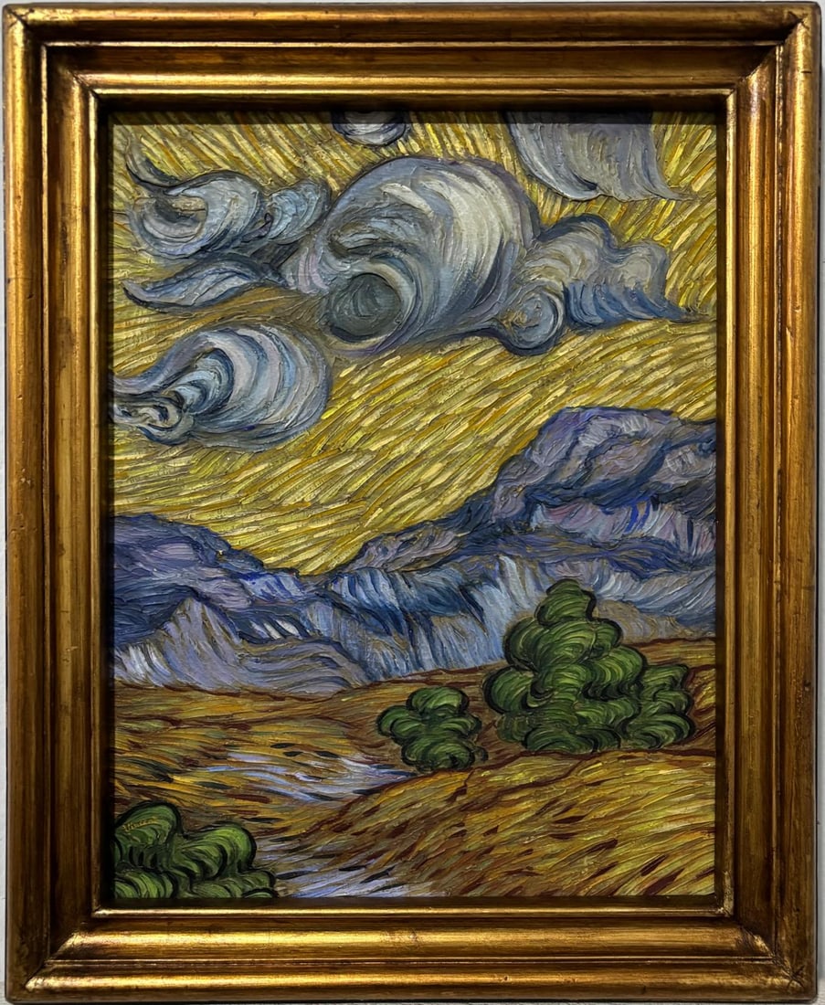 Vincent Van Gogh Dutch 1853-1890 Oil on Canvas painting in the style of. Post Impressionism Period. (1 of 6)