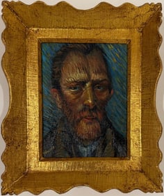 Vincent Van Gogh Dutch 1853-1890 Oil on Canvas painting In the Style of. Gaugin, Degas Impressionist