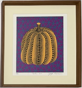 Yayoi Kusama (B.1929) Japanese In the Style of. Minimalism and Pop Art Era. Screenprintt/Paper
