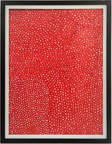 Yayoi Kusama (B.1929) Japanese In the Style of. Minimalism and Pop Art Era. Oil on Canvas
