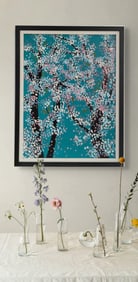 Damien Hirst Acrylic on canvas painting. in the style of. Modern and Contemporary Era