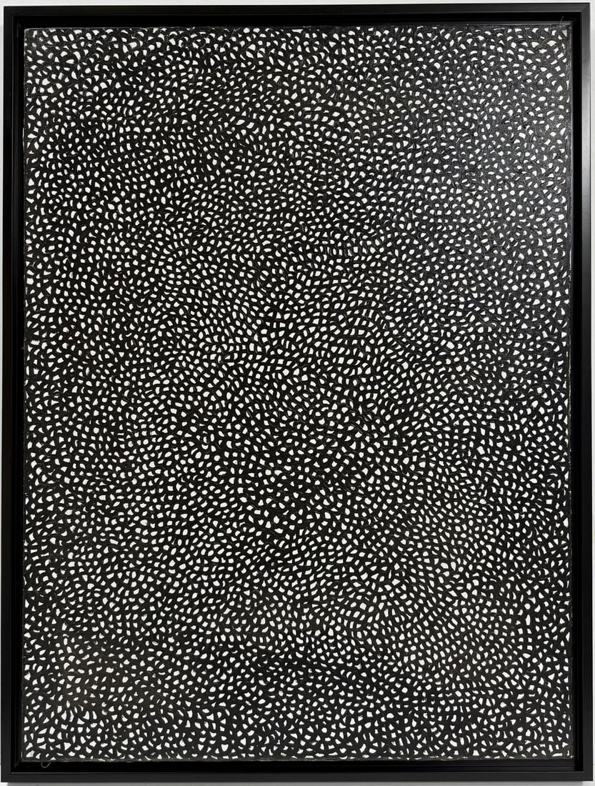 Yayoi Kusama (B.1929), In the Style of. Andy Warhol and Haring Pop Art Era. Oil on canvas (1 of 6)