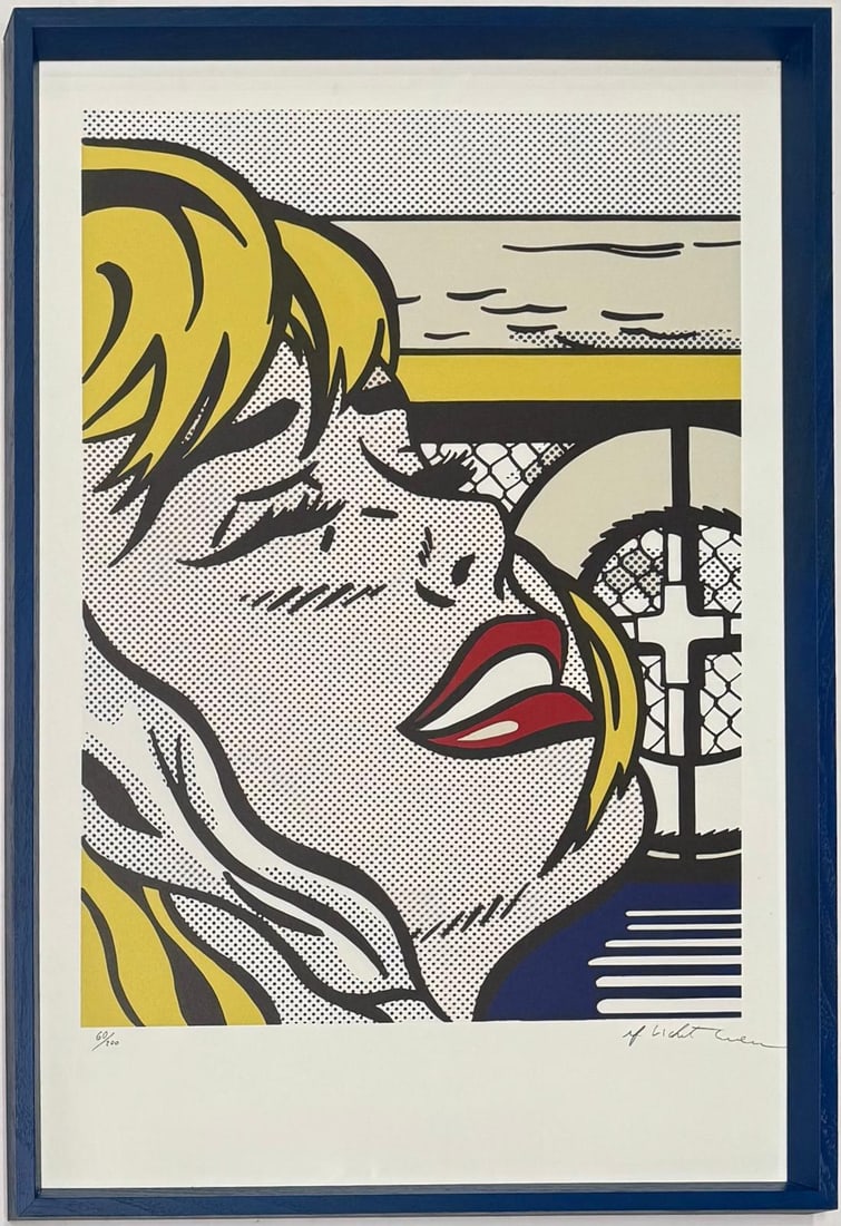 Roy Lichtenstein American 1923-1997 Offset Lithograph In the Style of. Contemporary and  Pop Art Era (1 of 5)